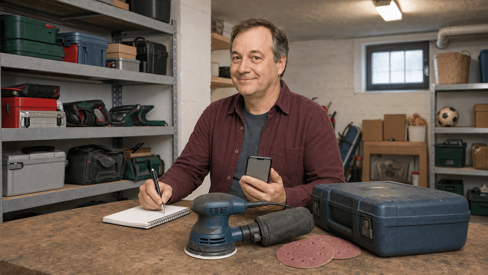 Preparing tools for rental